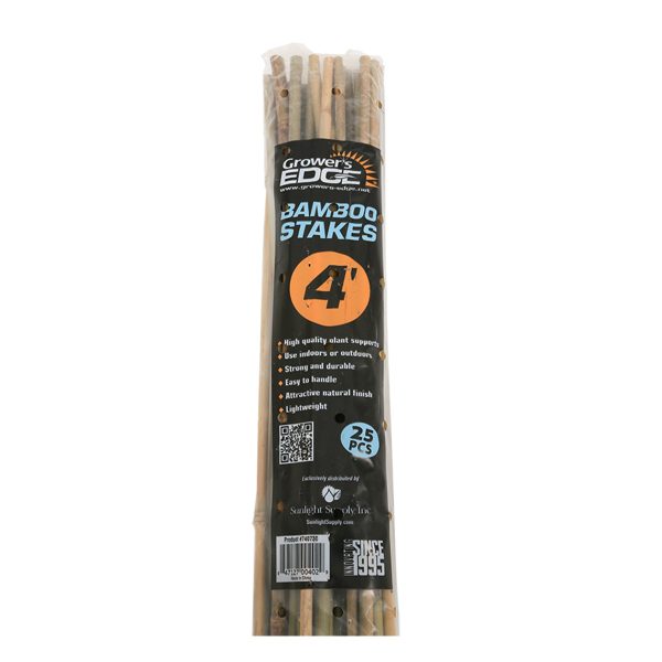 Grower's Edge Natural Bamboo 4 ft