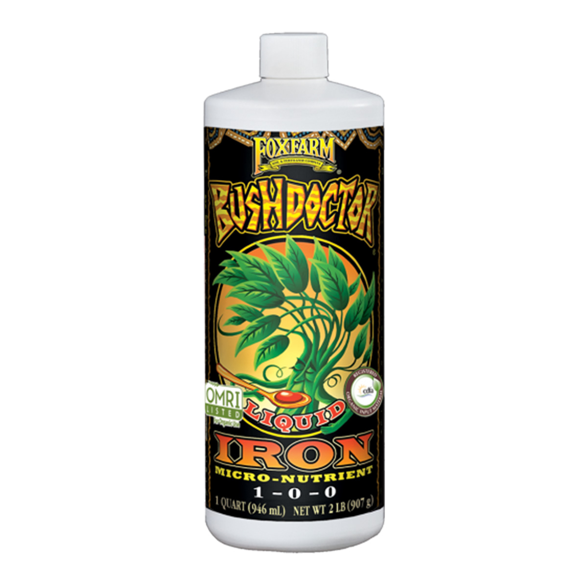 Foxfarm Bush Doctor Liquid Iron - Quart