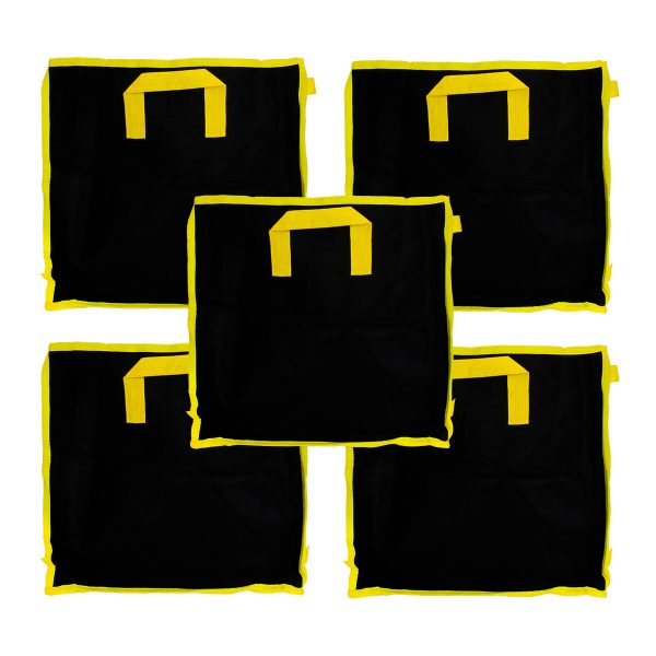 HTG Supply Square Phat Sack 5-Pack 10 Gal