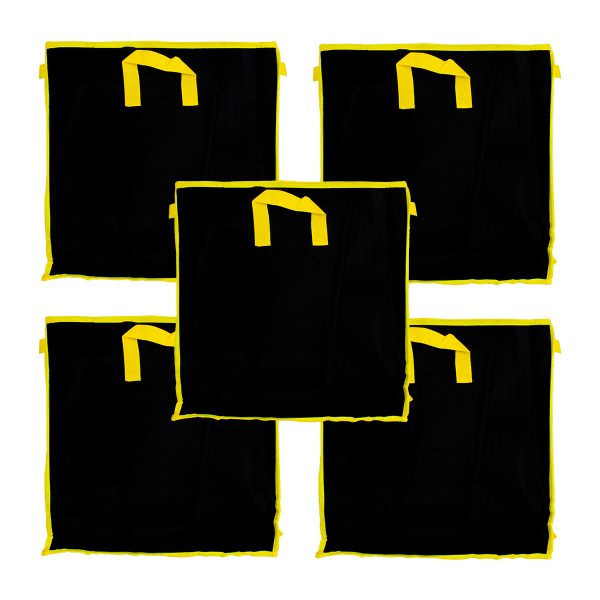 HTG Supply Square Phat Sack 5-Pack 15 Gal