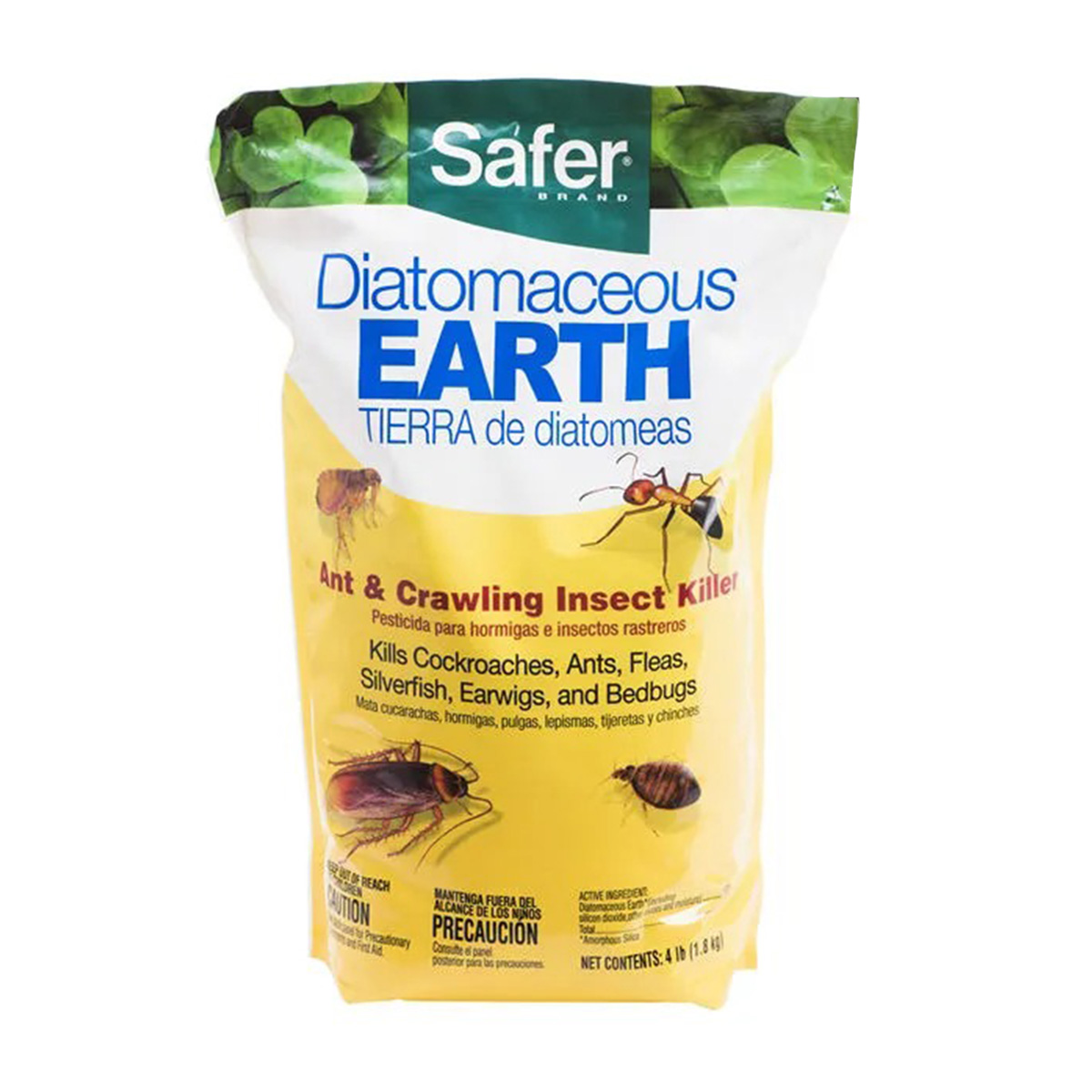 Safer Diatomaceous 4lb Front Package