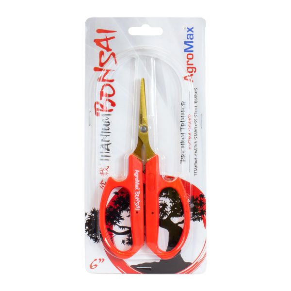 Titanium Bonsai Scissors 6" Package