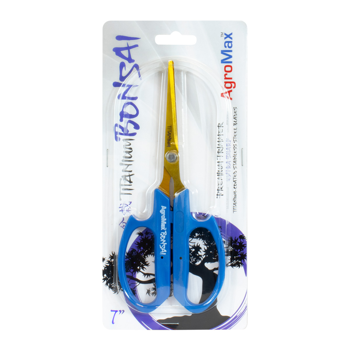 Titanium Bonsai Scissors 7" Package