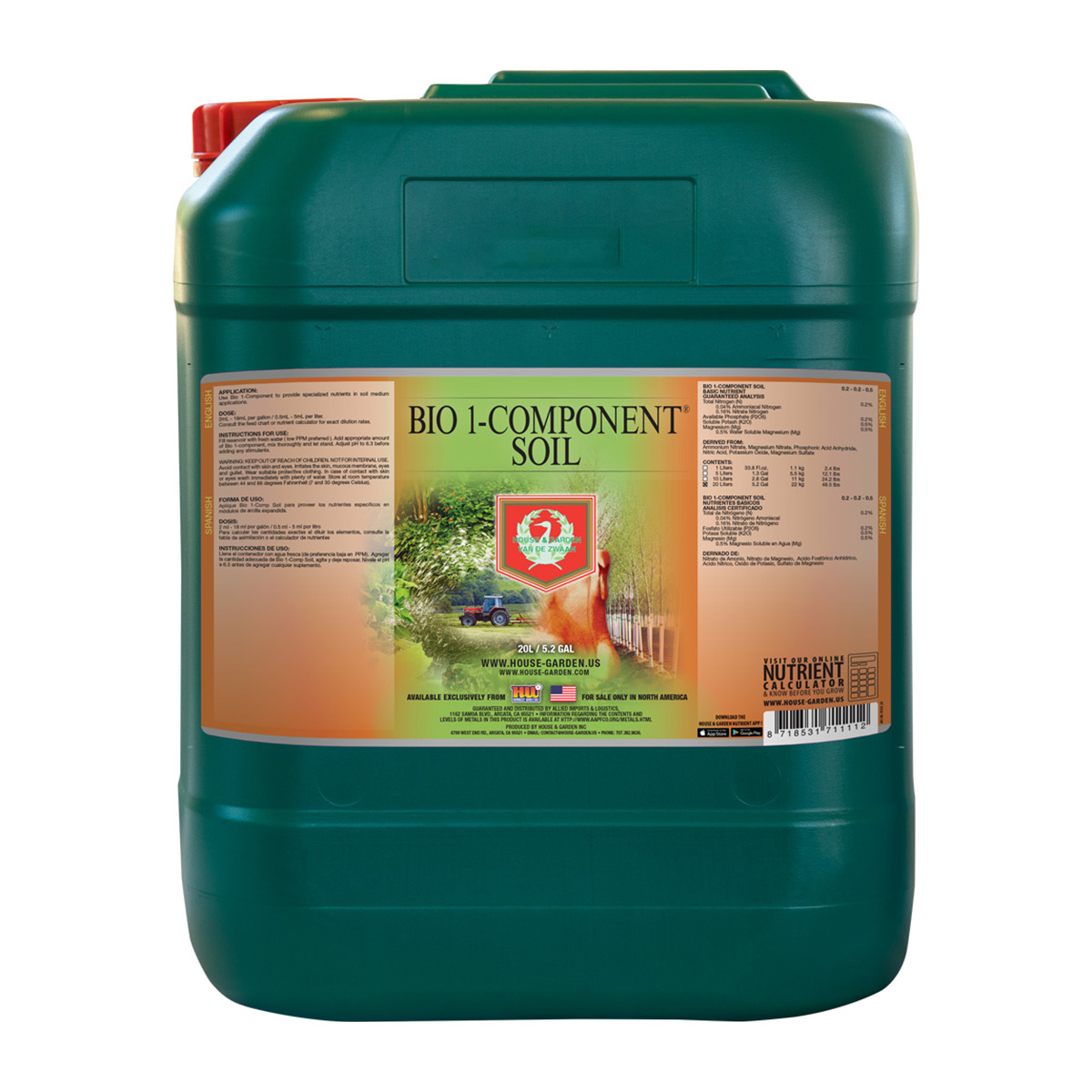 H&G Bio 1-Component 20L