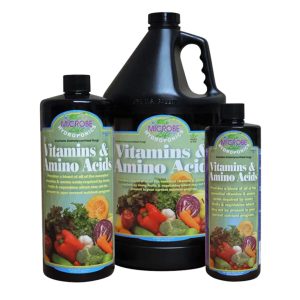 Vitamins and Amino Acids Sizes