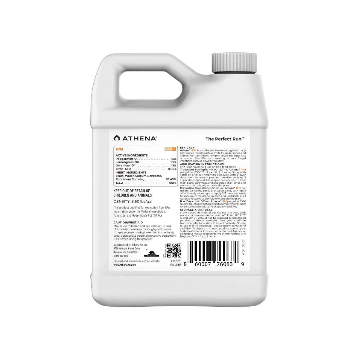 New Athena IPM Quart Back