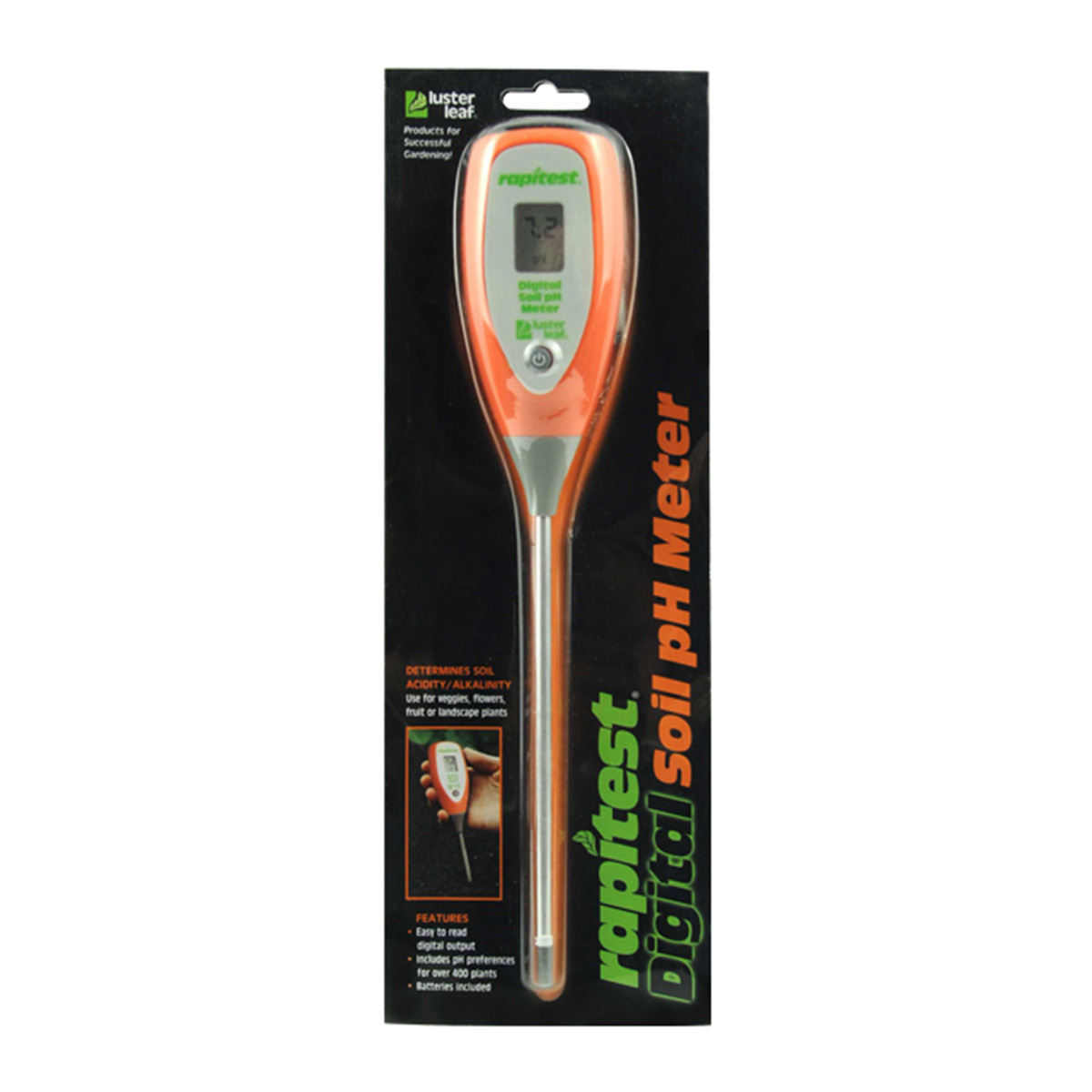 Rapitest Digital Soil pH Meter Package