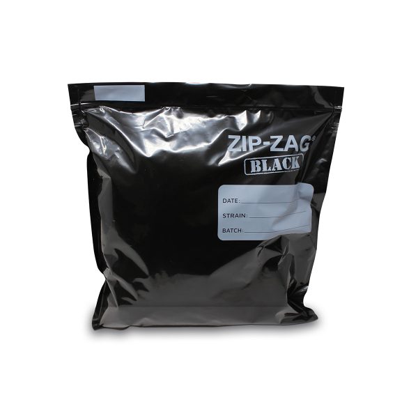 Zip Zag Black Large Bag Filled