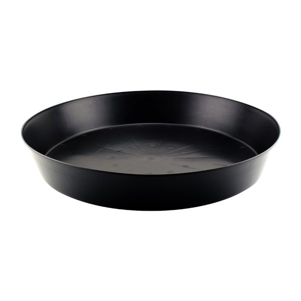 Black Premium Plastic Saucer 20in
