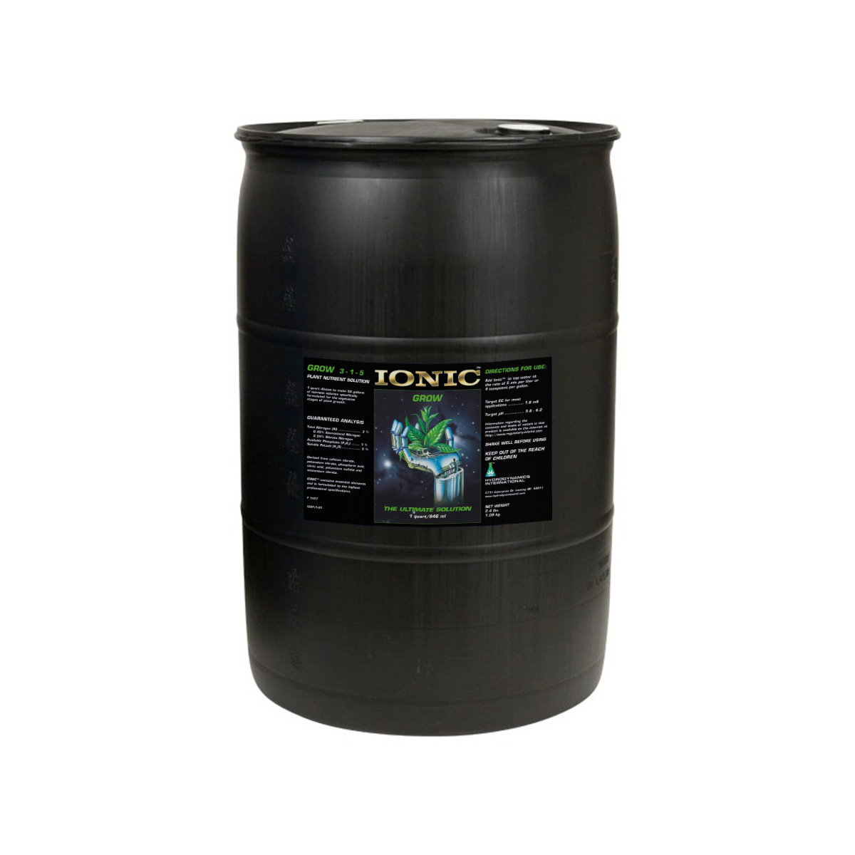 HydroDynamics Internationl Ionic Grow 55 Gallon