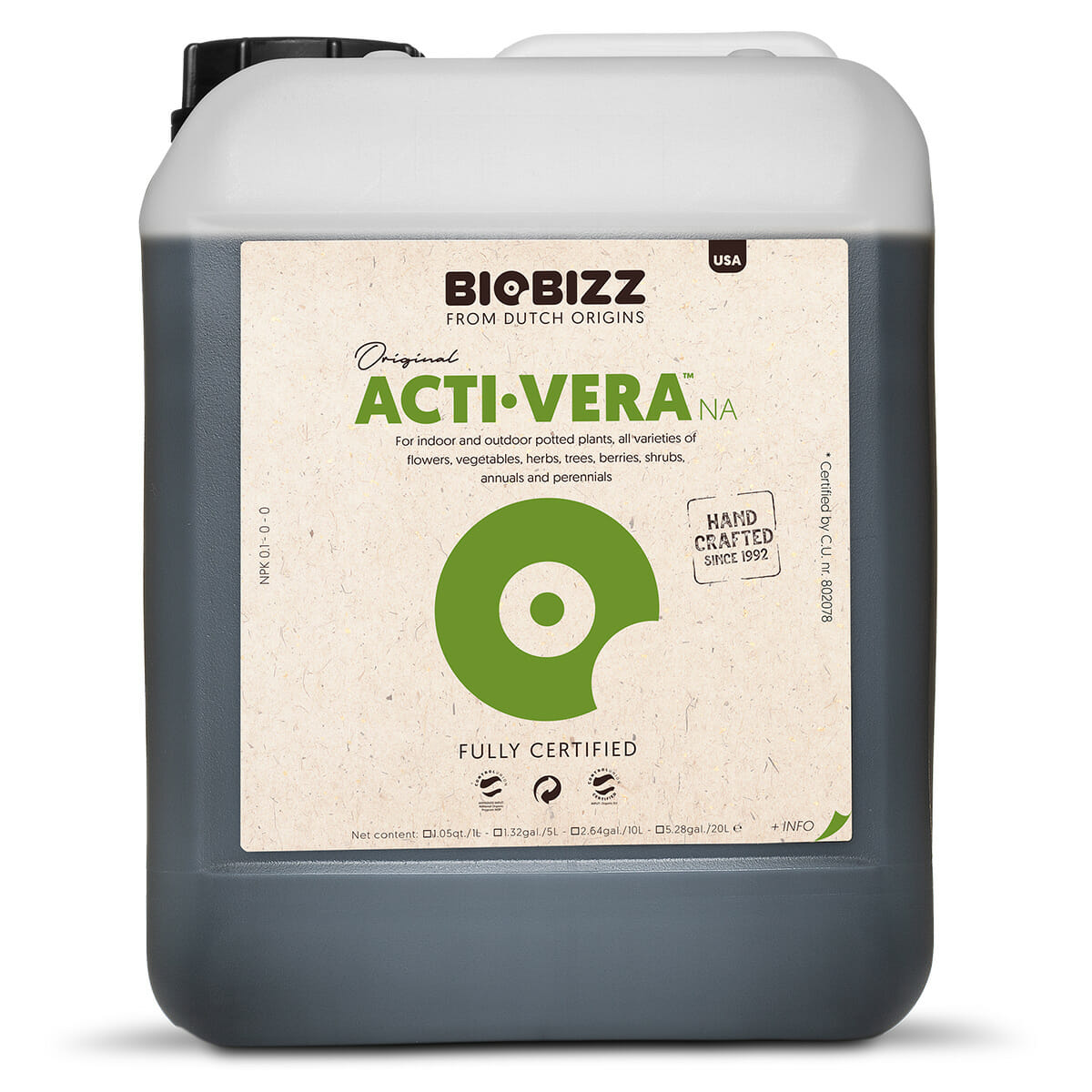 Biobizz Acti-Vera Botanic Activator 5L