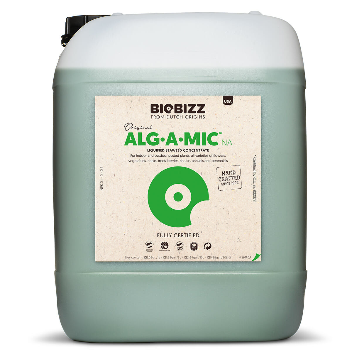Biobizz Alg-A-Mic Seaweed Biostimulant | HTG Supply