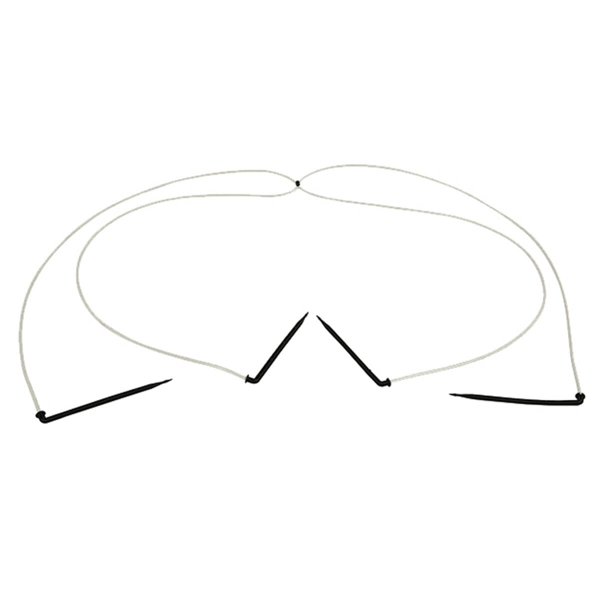 Netafim 4-Way 48 Inch Dripper Stakes Assembly