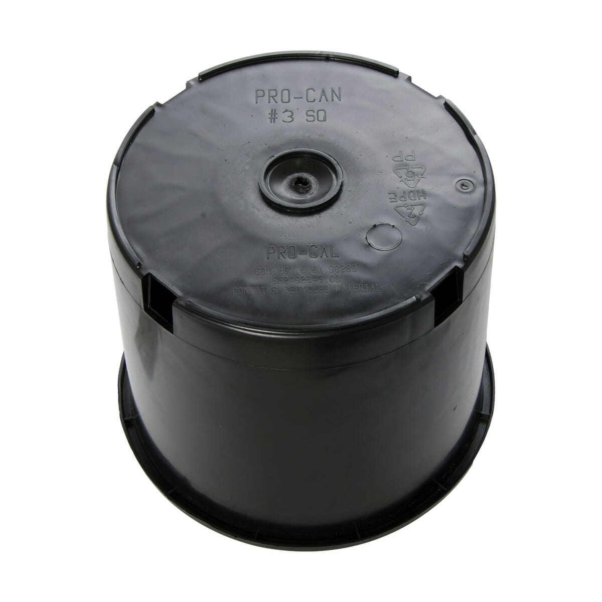 Pro Cal 3 Gal Nursery Pot Bottom View