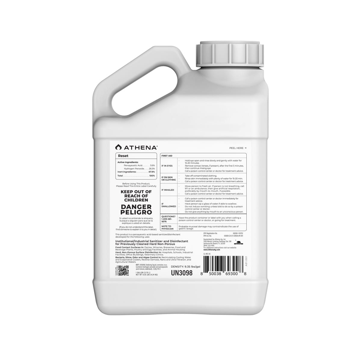 Athena Reset 1 Gallon Back