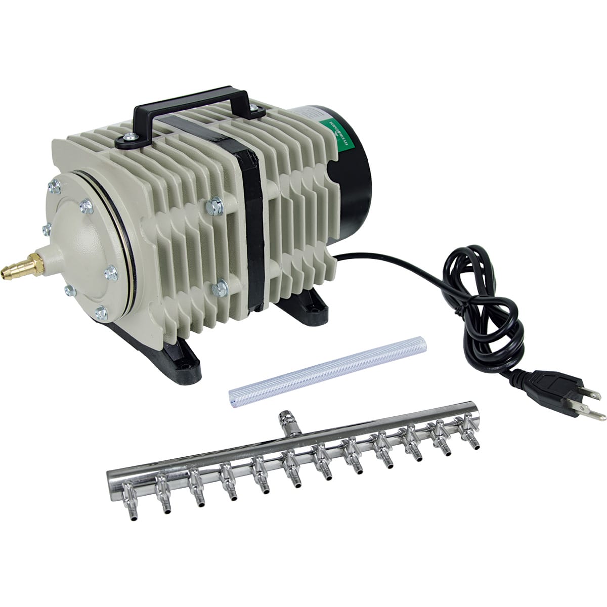 Commercial aquarium air pump outlet