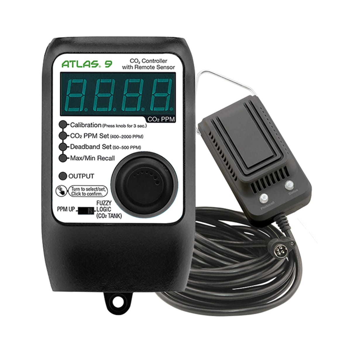 Titan Controls Atlas 9 CO2 Controller and Sensor