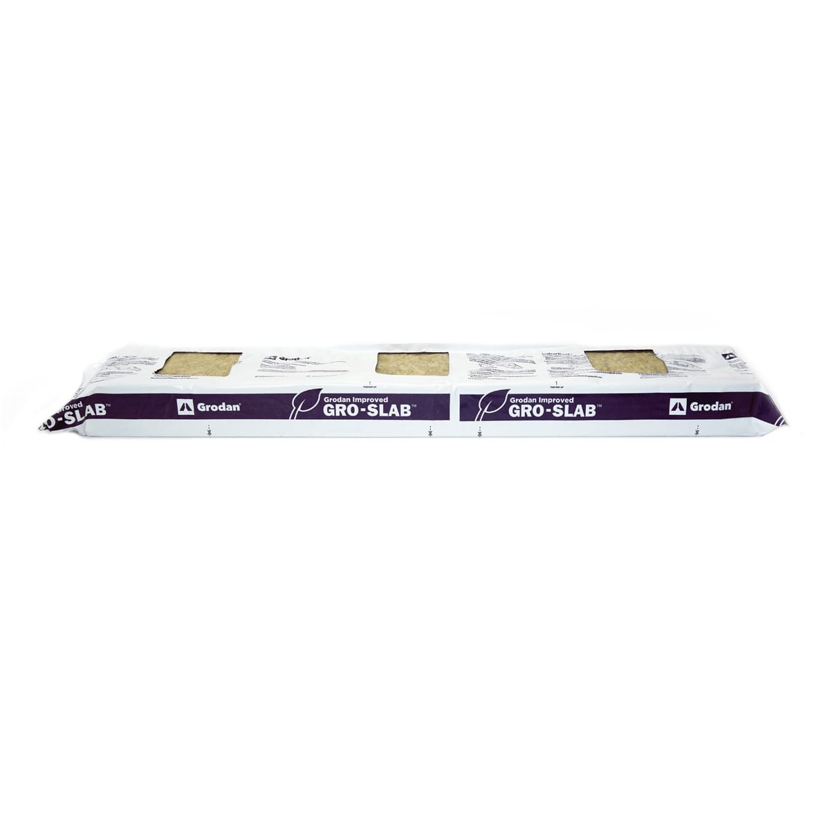 Grodan Gro-Slab with Holes Front View