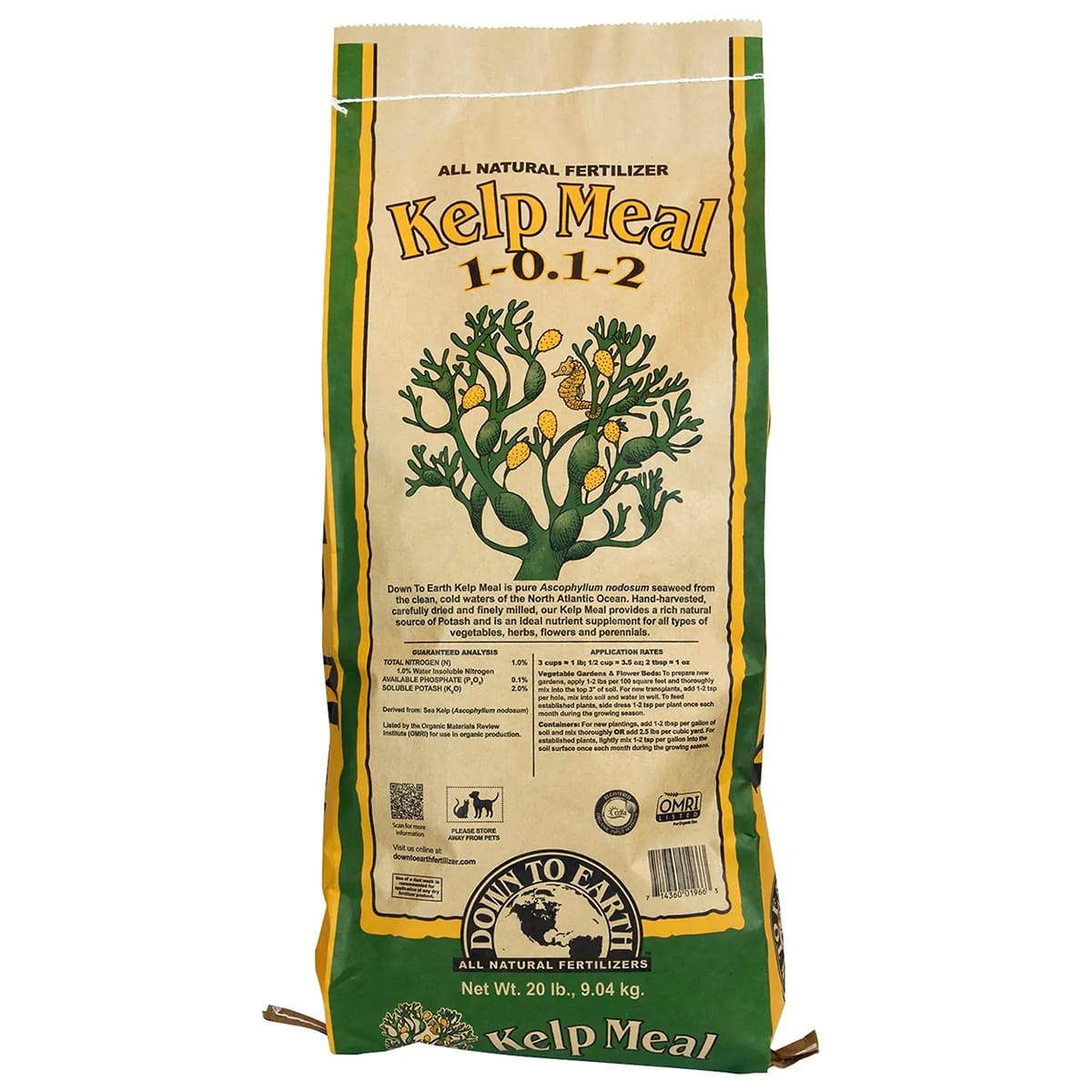 Down to Earth Kelp Meal 20lb