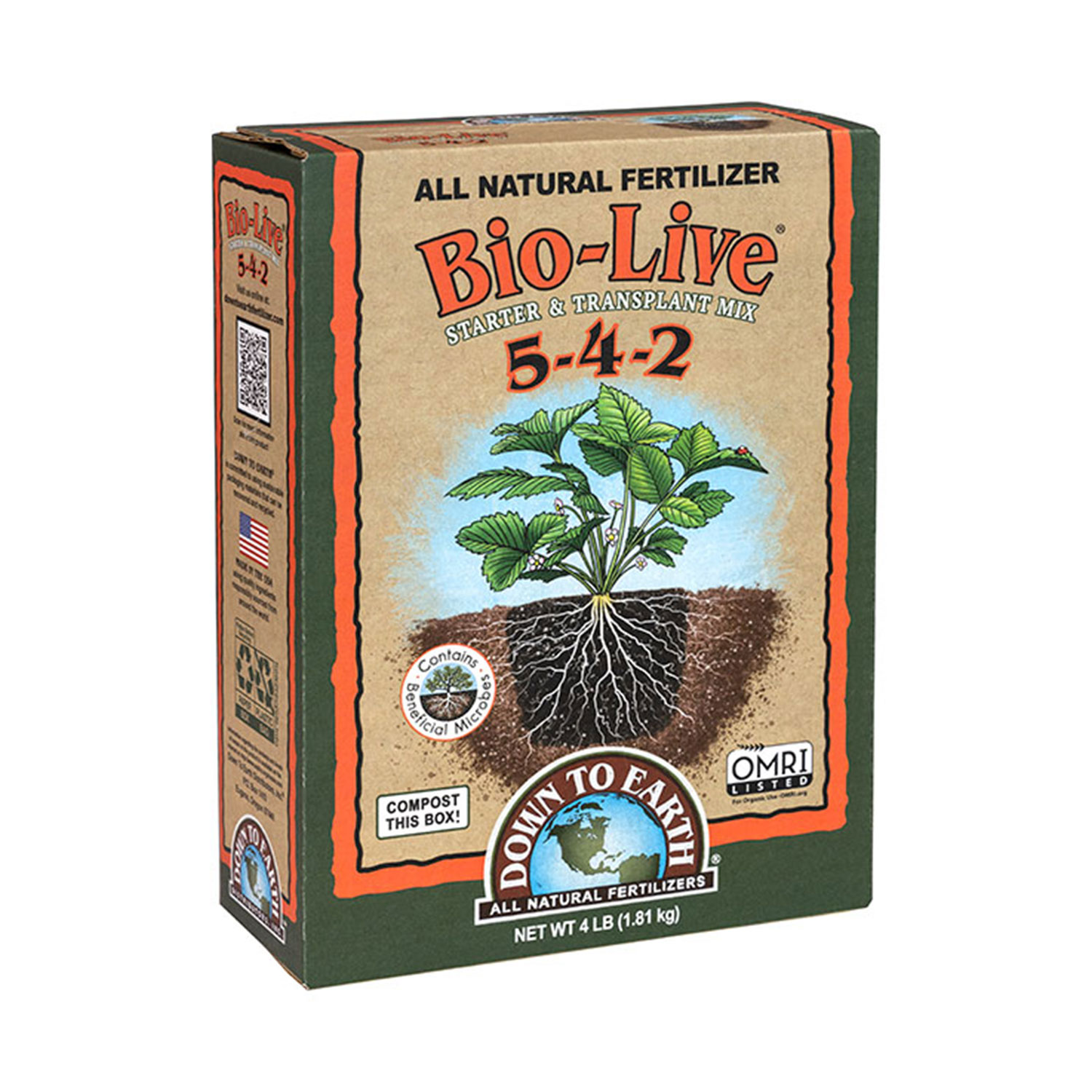Down to Earth Bio-Live 4lb