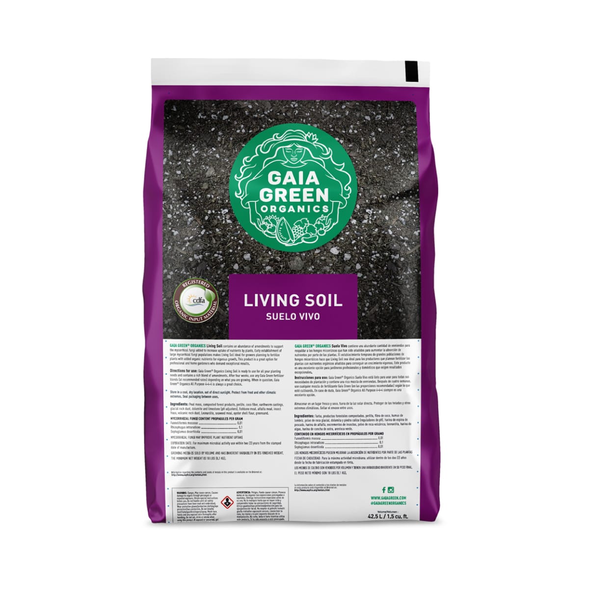 Gaia Green Organics Living Soil 1.5 cubic feet