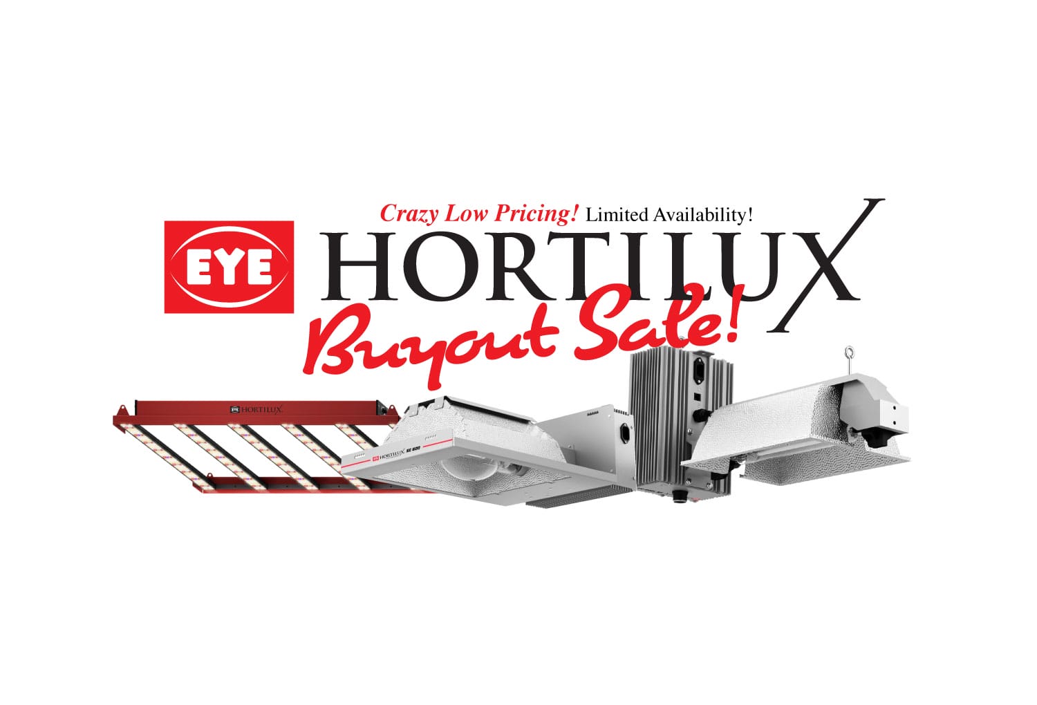 Hortilux Buyout Sale Homepage Banner