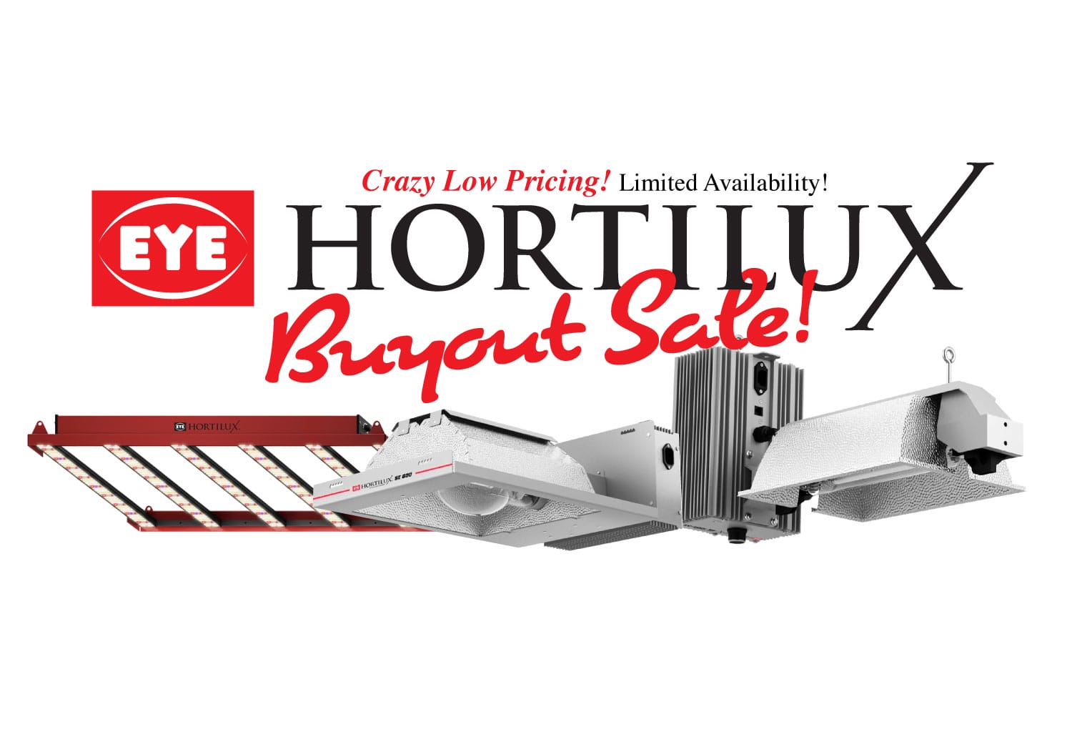 Hortilux Buyout Sale Homepage Banner