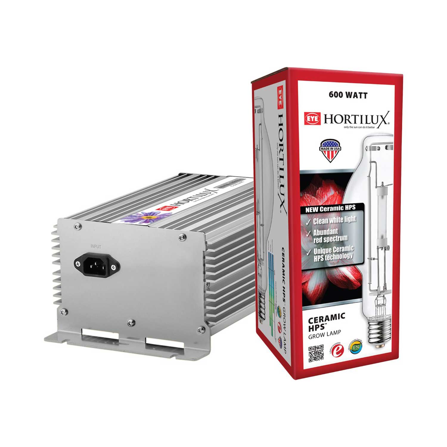 Eye Hortilux Ceramic HPS 600 Lamp and Ballast Kit