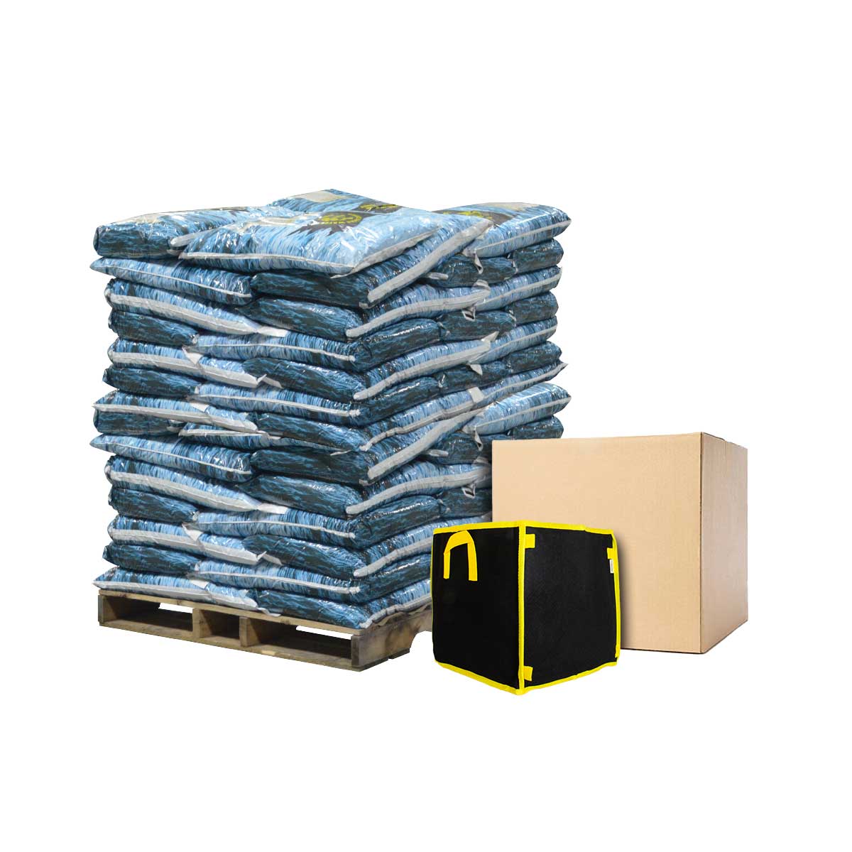 Detroit Nutrient Company Great Lakes Water Only Soil, 7 Gallon Square Phat Sack, and DYNOMYCO Sample Bundle - Pallet of 75