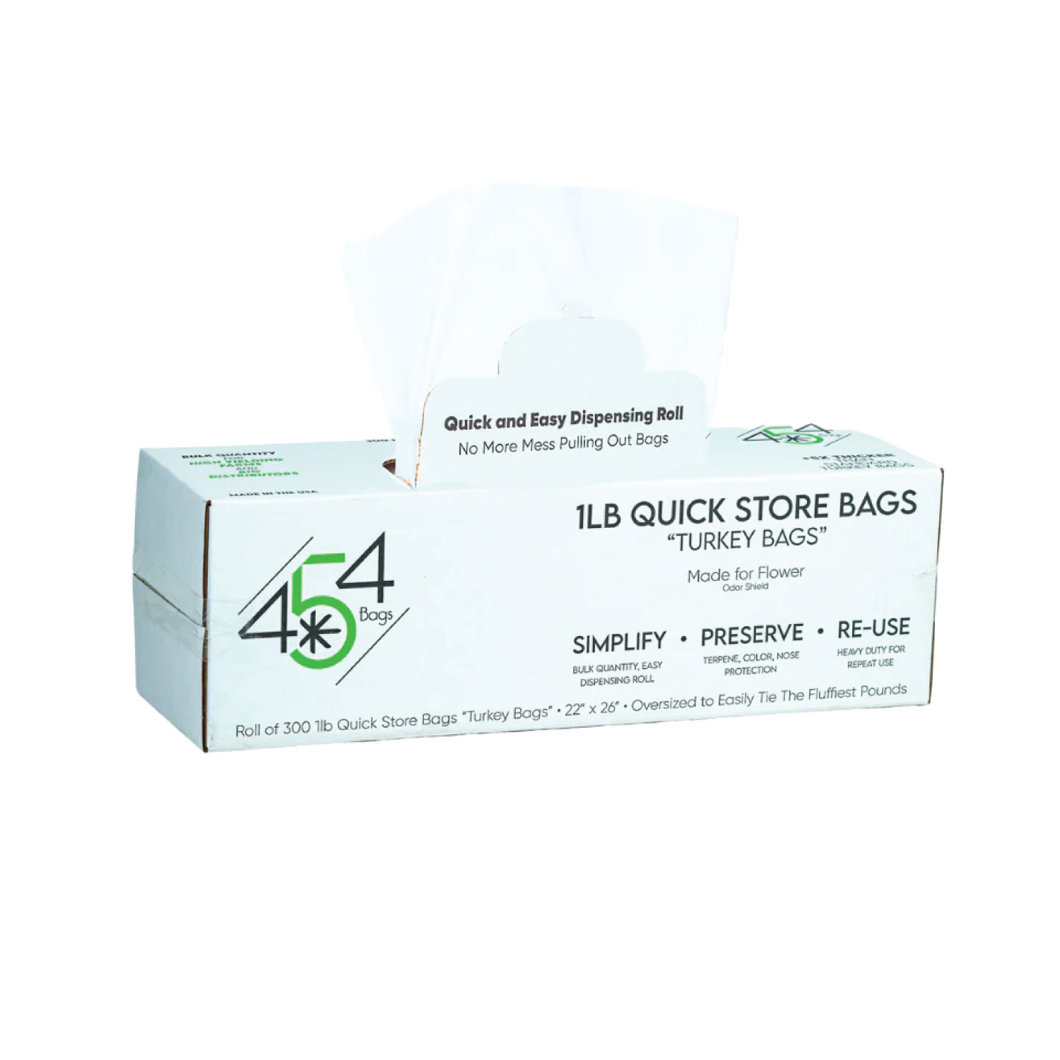 454 Bags Bucket Liners 5 Gallon - Roll of 300 Bags