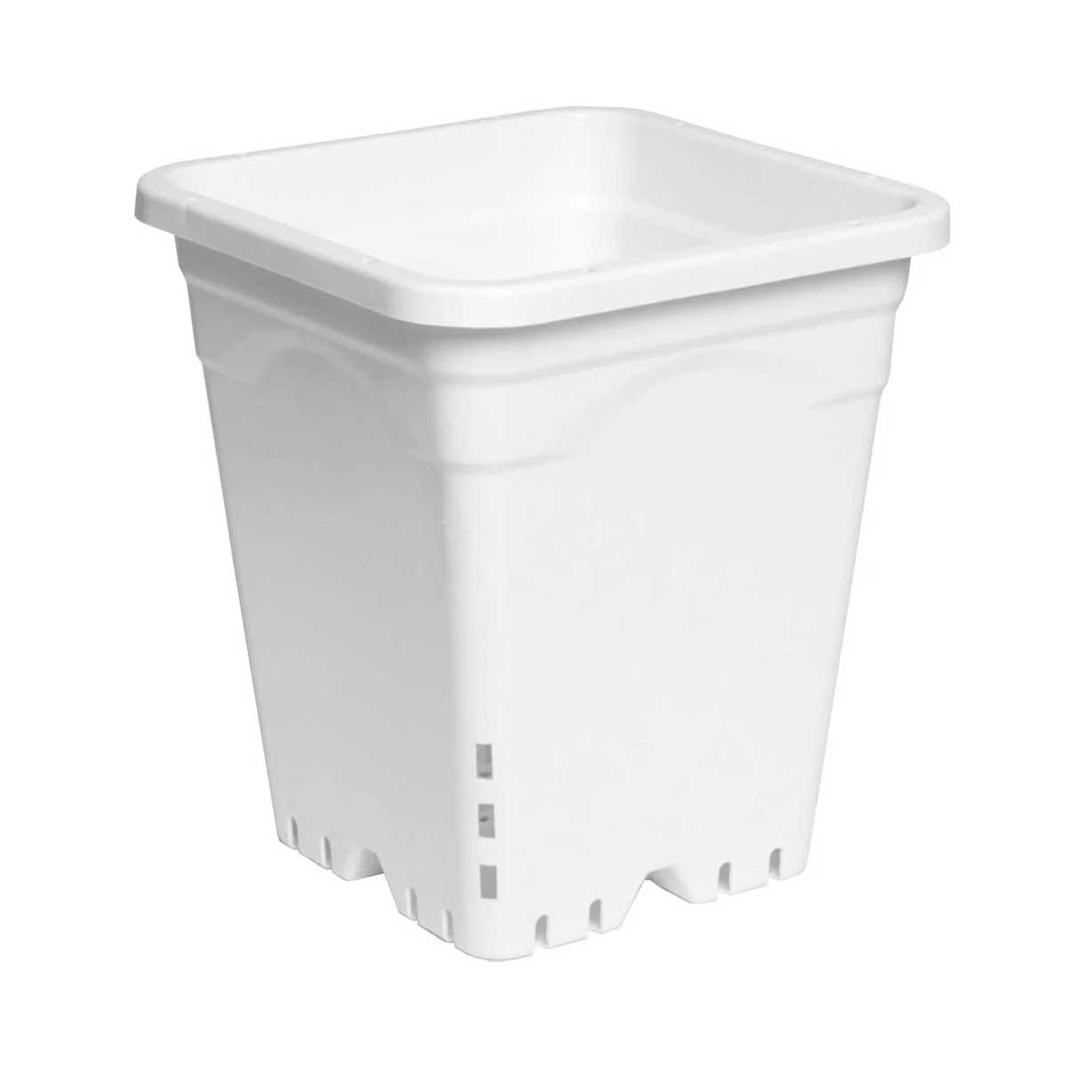 Gro Pro White Square Pot 9" x 9" x 10.5"