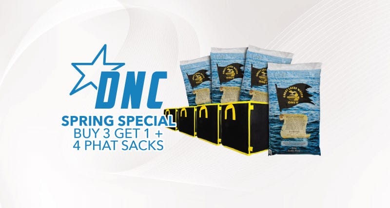 DNC Buy 3 Get 1 + Phat SacksSpring Special