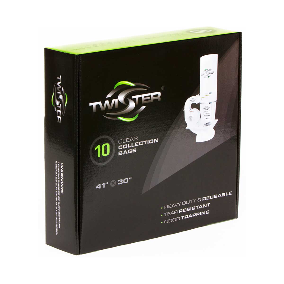 Twister Clear Collection Bags