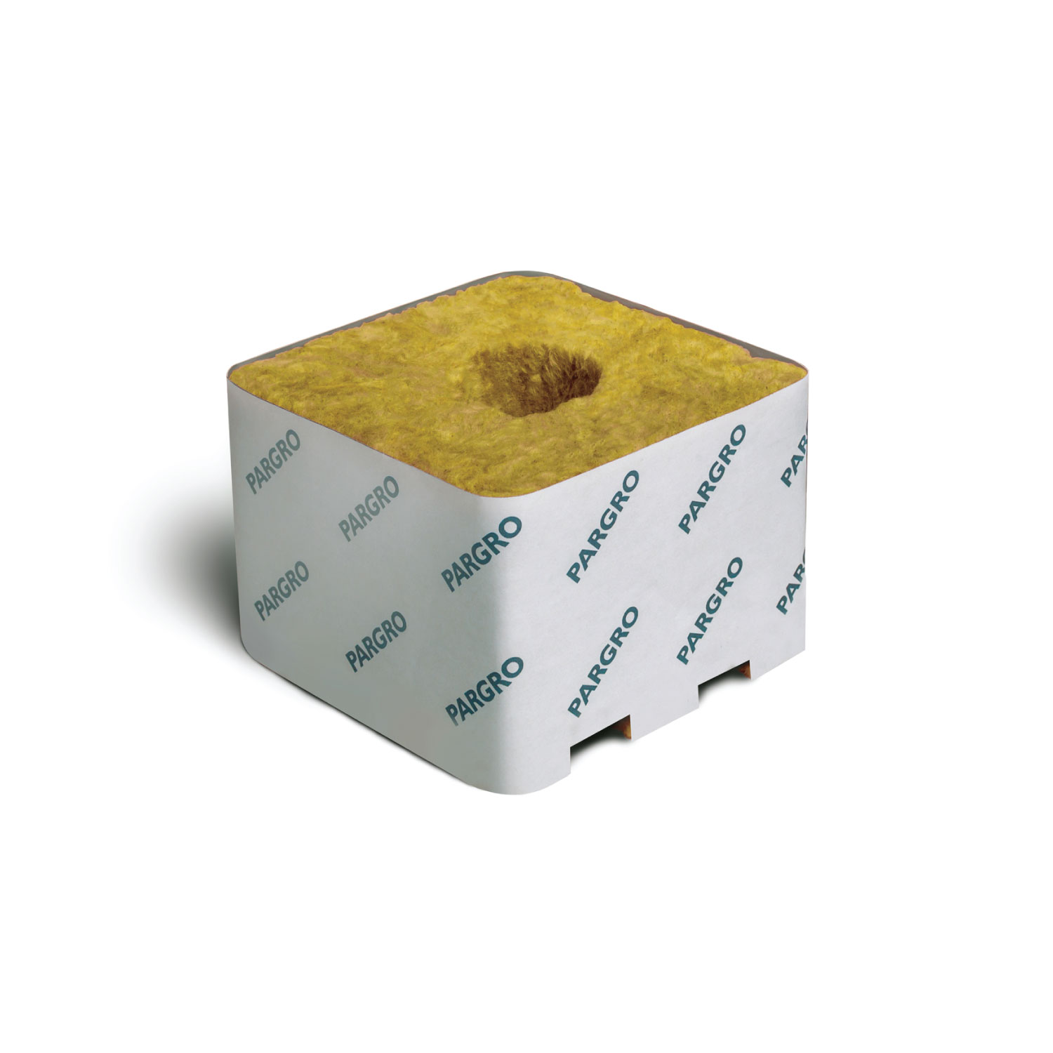 Grodan Pargro Block with Hole - 6"x6"x4"
